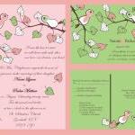 50 Personalized Wedding Invitations And Matching..
